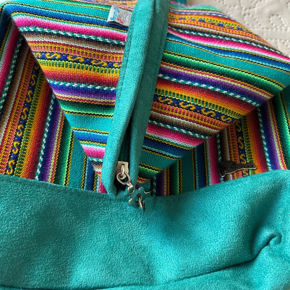 Peru Munay Multicolor Patterned Mini Backpack - image 8